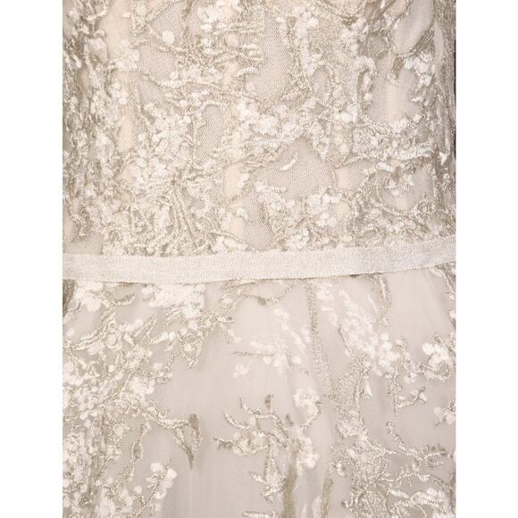 ISABELLE ARMSTRONG Charlotte Sheer Sleeves Ballgown Wedding Dress Bridal Gown 10 - Picture 10 of 11